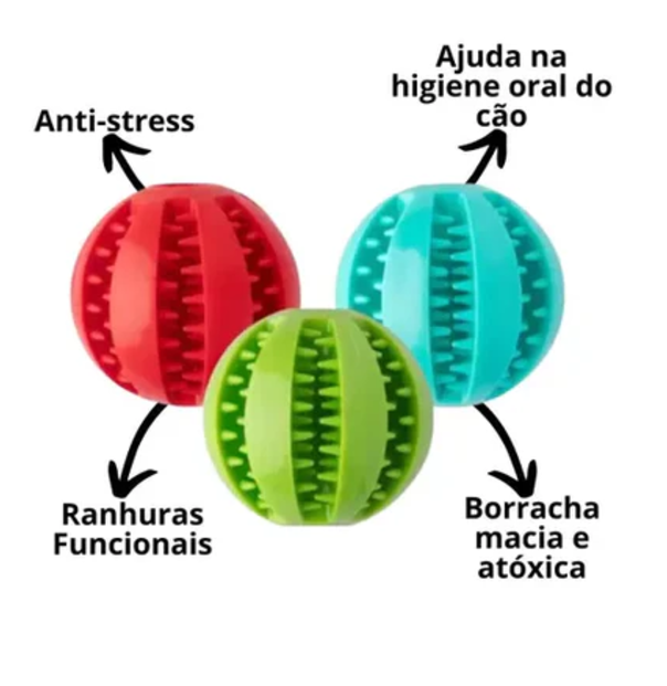 Bola interativa porta petisco para pets